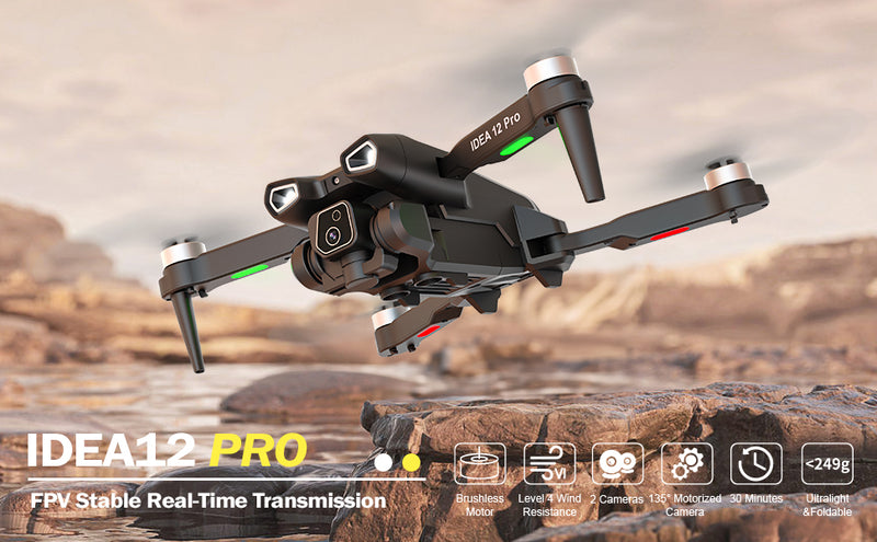 IDEA10 Mini Drone with 720P Camera, le-idea Dual Cameras FPV Drones RC